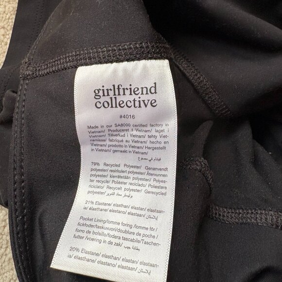 Girlfriend Collective - NWOT - Black Compressive Pocket Legging - Size Large - Picture 8 of 9